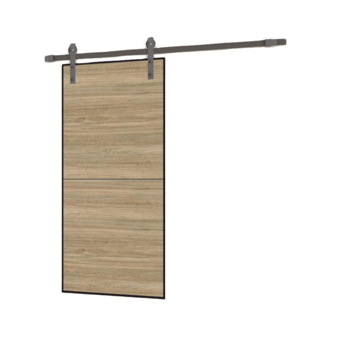 European Style Wooden Sliding Barn Doors with Hardware 2022 Design for Bedroom Wooden Doors Interior