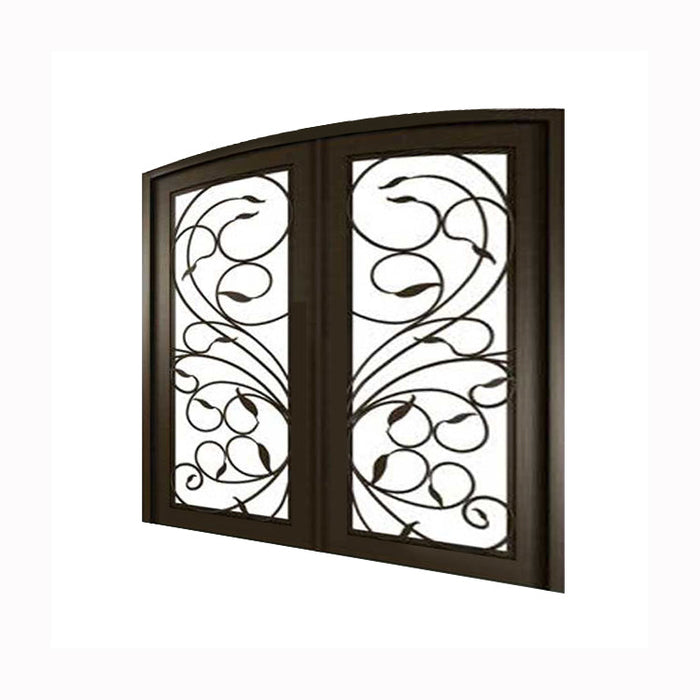 Soundproof Metal Main Entrance Door House And Villa Competitive Price Wrought Iron Door