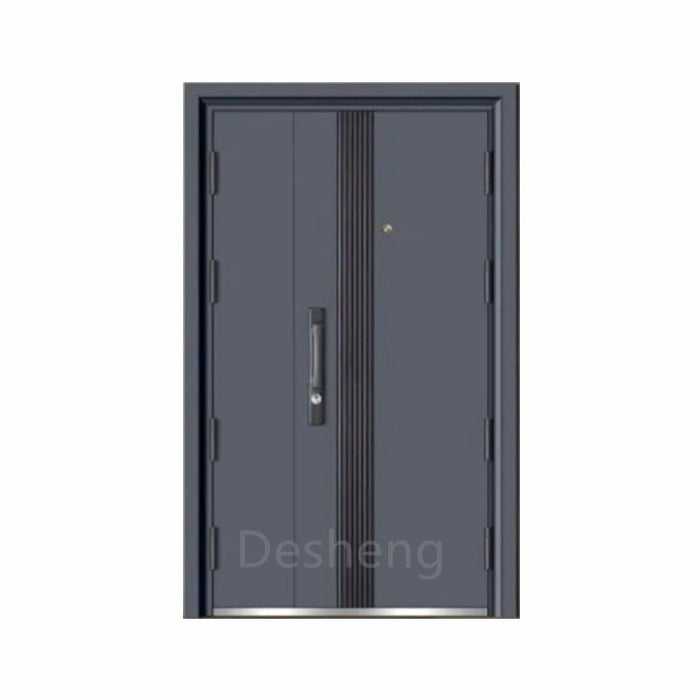 Cheap Price Luxury Design Stainless Steel Front Door Modern Exterior Security Steel Doors