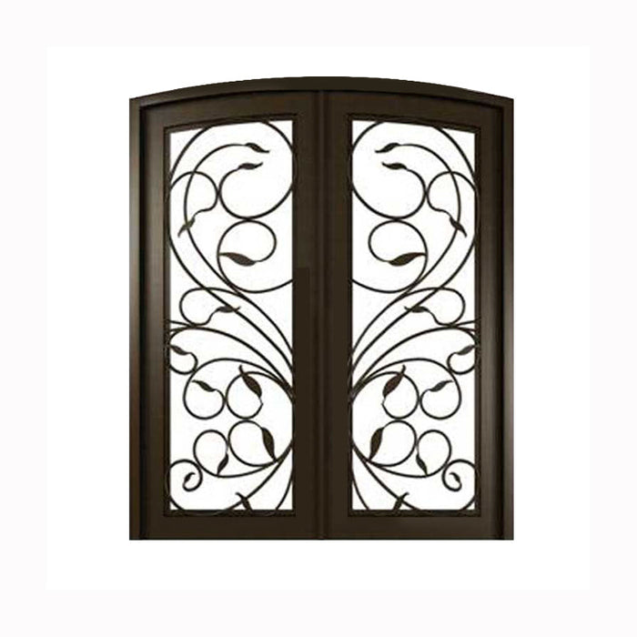 Soundproof Metal Main Entrance Door House And Villa Competitive Price Wrought Iron Door