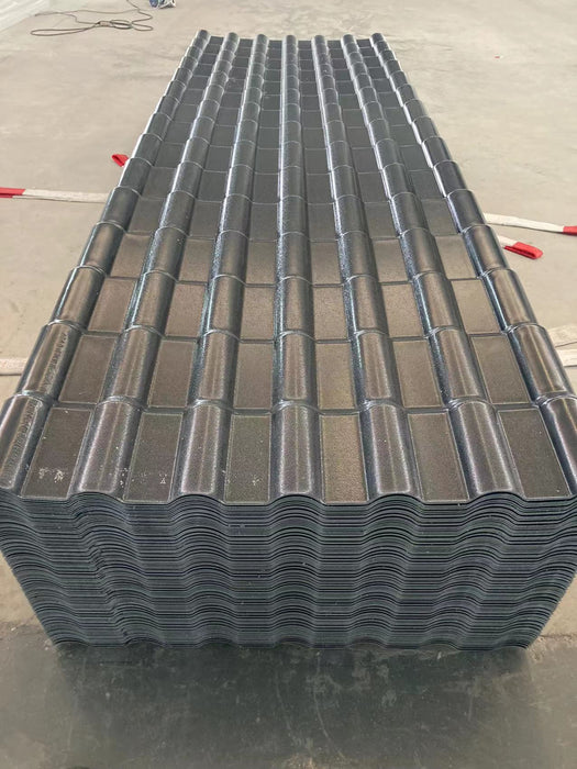 Color persistence Heat insulation synthetic resin pvc roof spanish roof tile sheets pvc waterproofing membrane for roof use