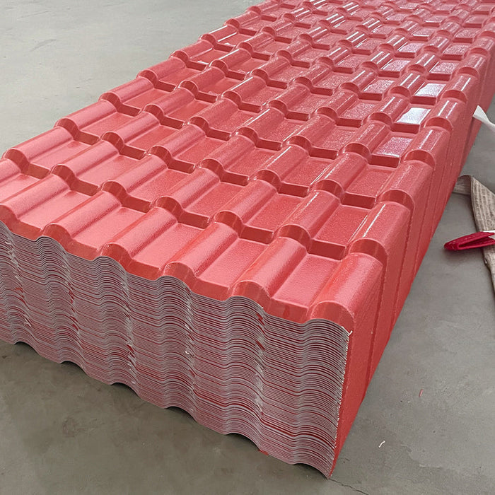 Fireproof Waterproof Corrugated Plastic Roof Sheeting Pvc Plastic Roof  ASA PVC Synthetic Resin Roof Tile
