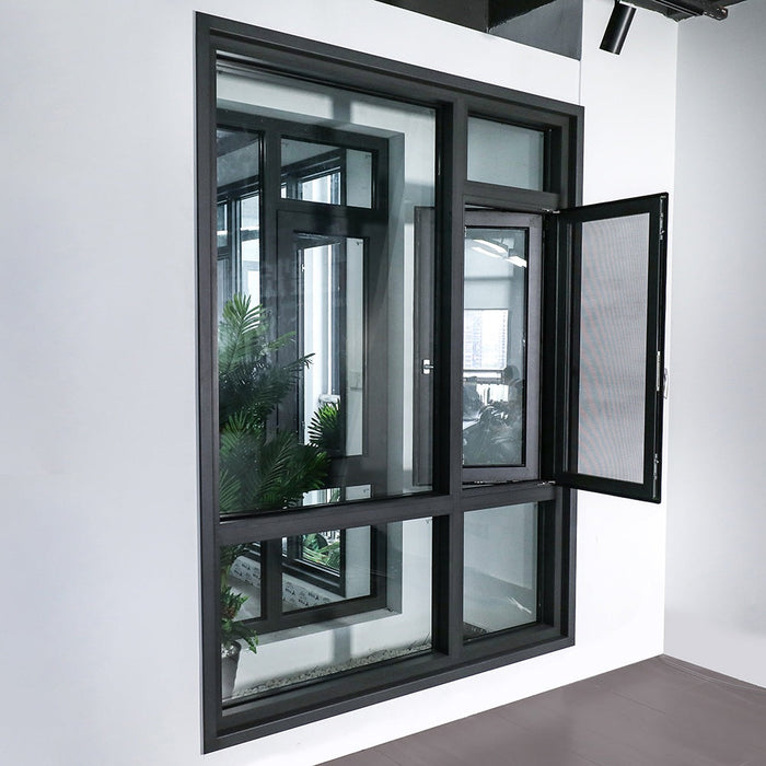 Top Quality Aluminium Alloy Doors And Window Glass Exterior Interior Noiseless Window for Bathroom