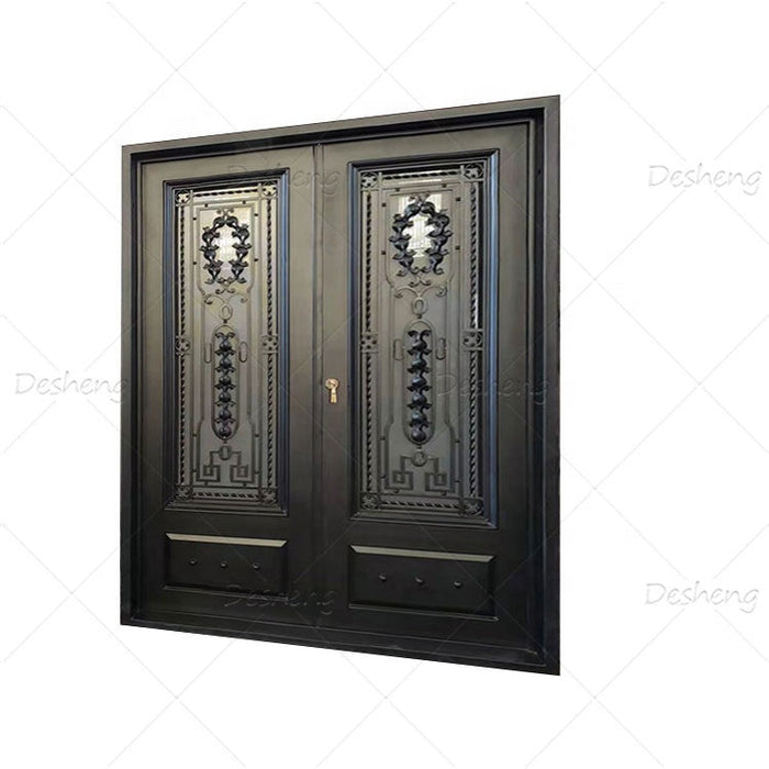 Best Welcome Fashion Villa Apartment House Security Entrance Arch Wrought Iron Door