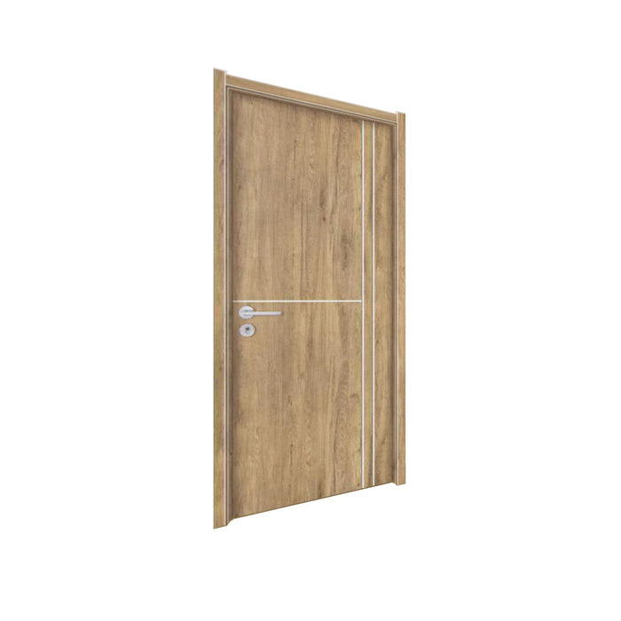 Wooden Grain Style Inside Simple Wood Door Custom Made Good Quality Bedroom Swing Wooden Room Doors
