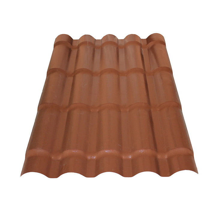 light weight roof sheet Fireproof synthetic resin roofing best quality colored pvc roof sheet ASA-PVC Roma series