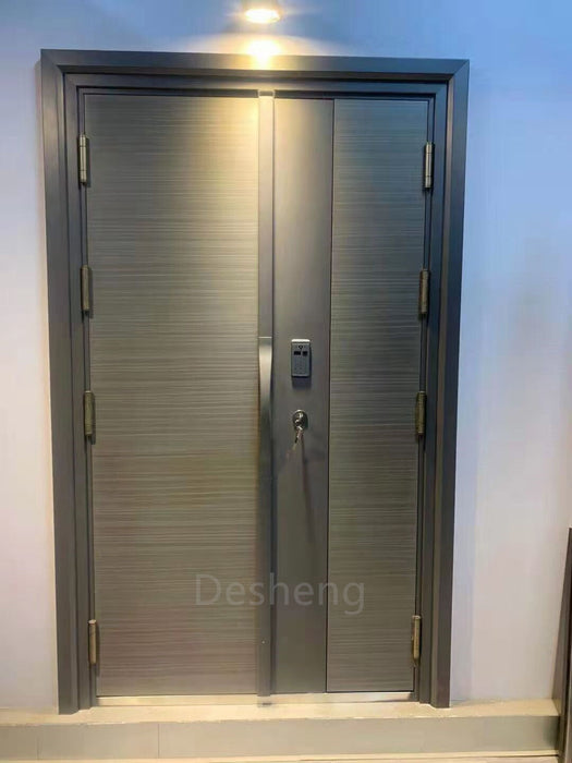 Wrought Iron Exterior Door Modern Swing flush Wooden Doors Iiron Door Wrought For House And Villa