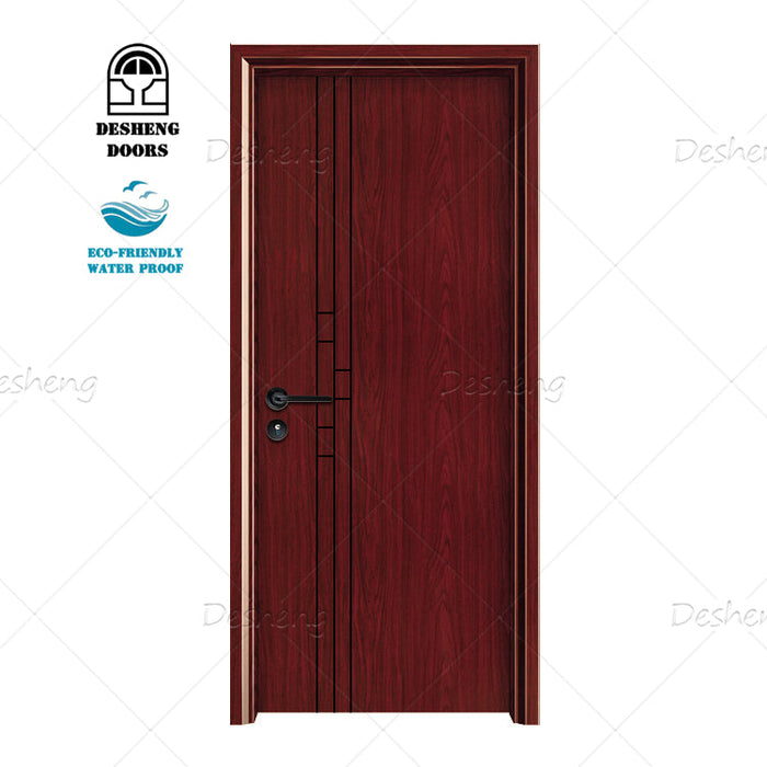 China Professional Factory Building Material Teak Wood Simple Door Design Room Door