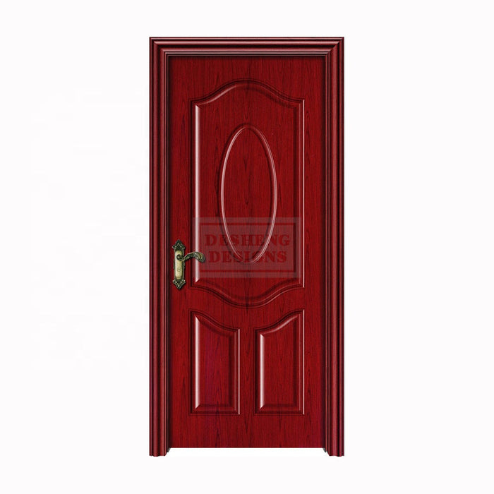 MDF Wooden Room  Doors Metal Entry Design Security Steel Sheet Metal Door