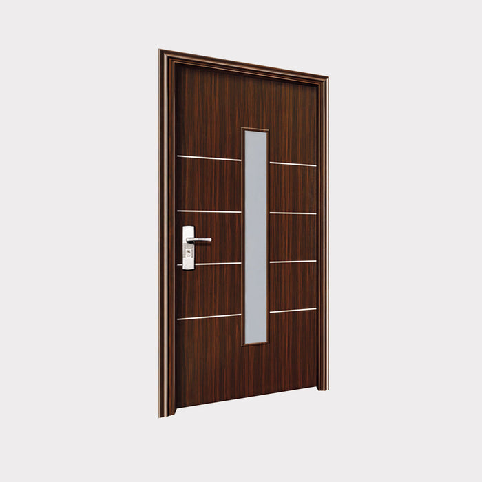Wood Grain MDF Board Puertas Interior MDF Door skin Bathroom Toilet Door