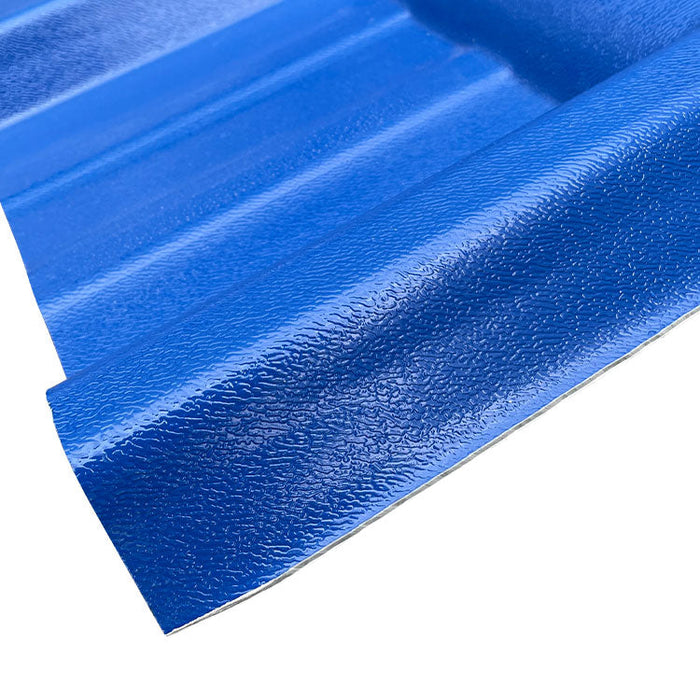 Main ridge tile high impact resistance long span high wave pvc roofing Waterproof fireproof plastic pvc roofing sheet
