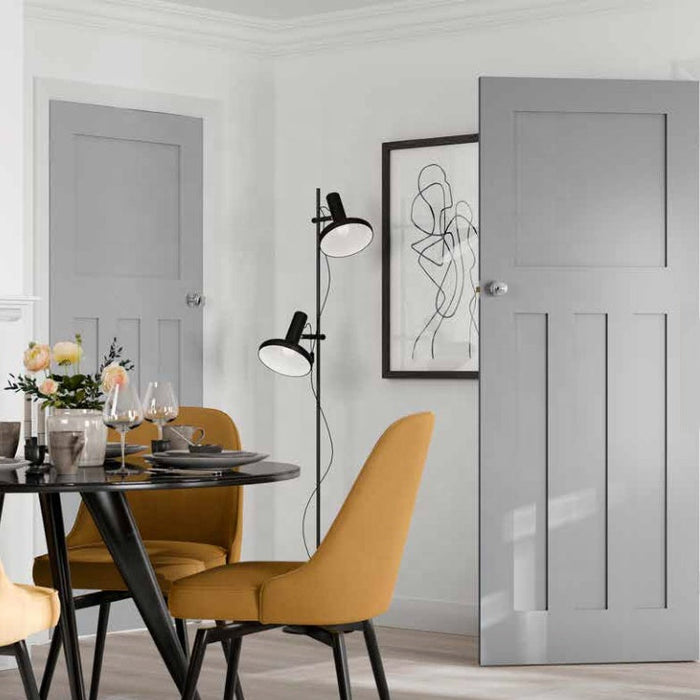 heap European Standard Wooden Doors Interior Modern Melamine Mdf Door For Hotel