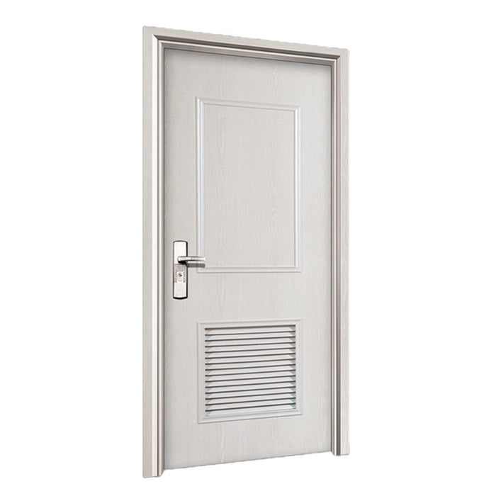 European Standard Double Panels Swing Style Wood Plastic Composite Door Prehung Interior Doors Wooden