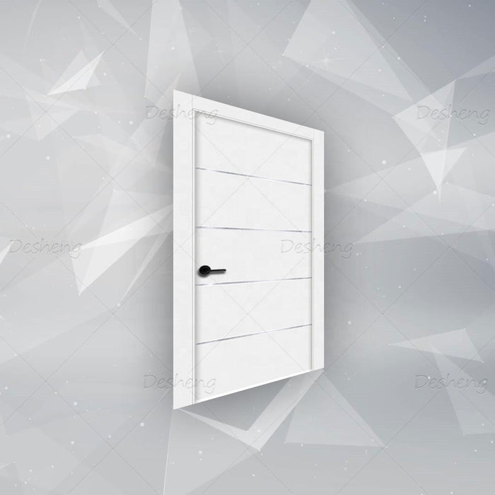 Modern Simple Plain Teak Wood Designs Internal Room Flush Doors Bedroom Interior Wooden Door