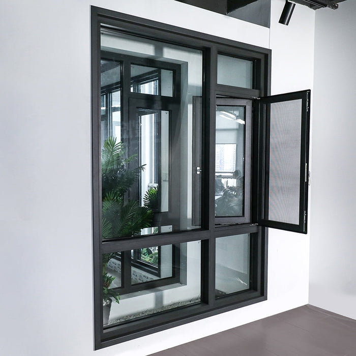 Aluminum Frosted Sliding Glass Doors And Windows Tempered Glass Exterior Aluminum Glass Doors And Windows