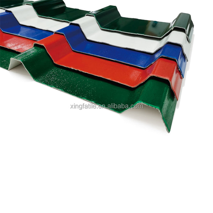 high impact resistance long span high wave pvc roofing Waterproof fireproof plastic pvc roofing sheet