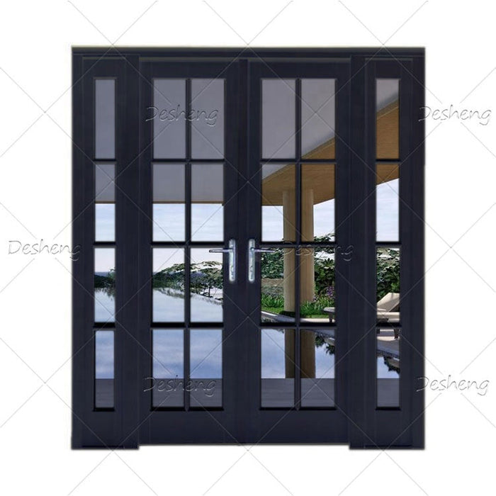 French Steel French Doors Exterior Size For Home French Door Aluminium Glass Casement Door For House Villa