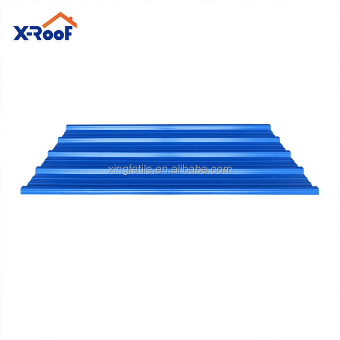 high impact resistance long span high wave pvc roofing Waterproof plastic pvc roofing sheet heat insulated roof sheet