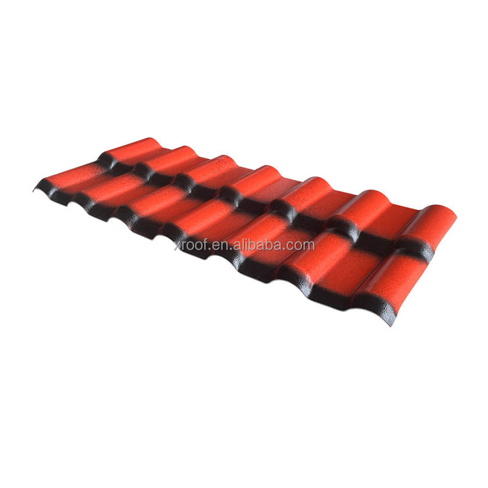 Good Selling good price asa synthetic resin roofing tile pvc plastic roof upvc roof panel