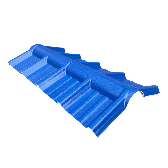 Main ridge tile high impact resistance long span high wave pvc roofing Waterproof fireproof plastic pvc roofing sheet