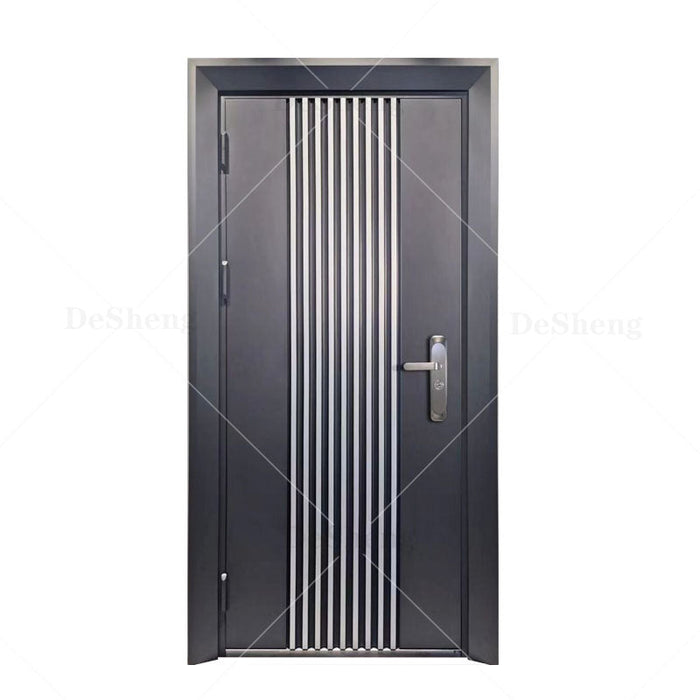 Factory Wholesale Price Stainless Steel Door Metal Modern Exterior Security Steel Doors