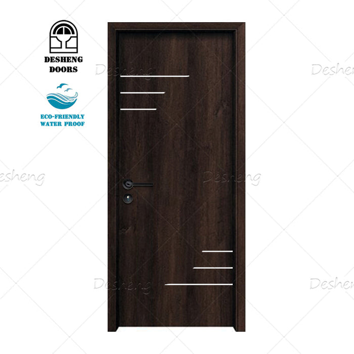 China Professional Factory Building Material Teak Wood Simple Door Design Room Door