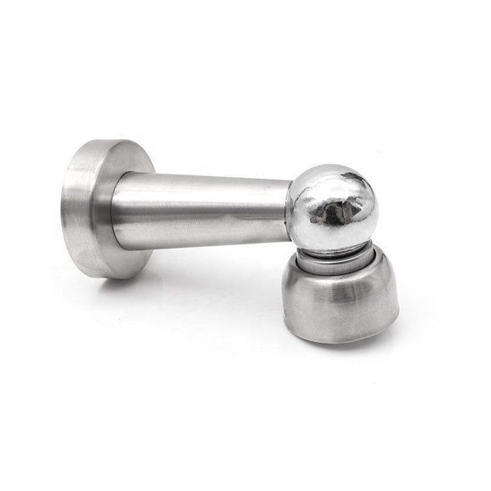 Cheap Price Easy Clean Stainless Steel Strong Magnet Brush Silver Color Swing Open Door Use Door Stopper