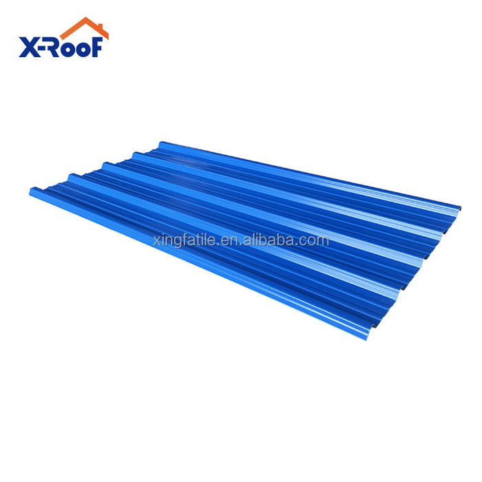 Heat insulation Color persistence guangdong roof plastic high wave plastic roofing sheets for High-grade plant