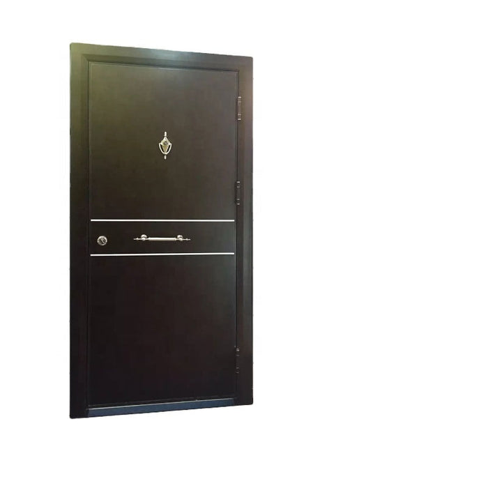 China Factory And Retail Turkey Style Steel Wood Armored Doors Modern Simple design Security Entrance Door