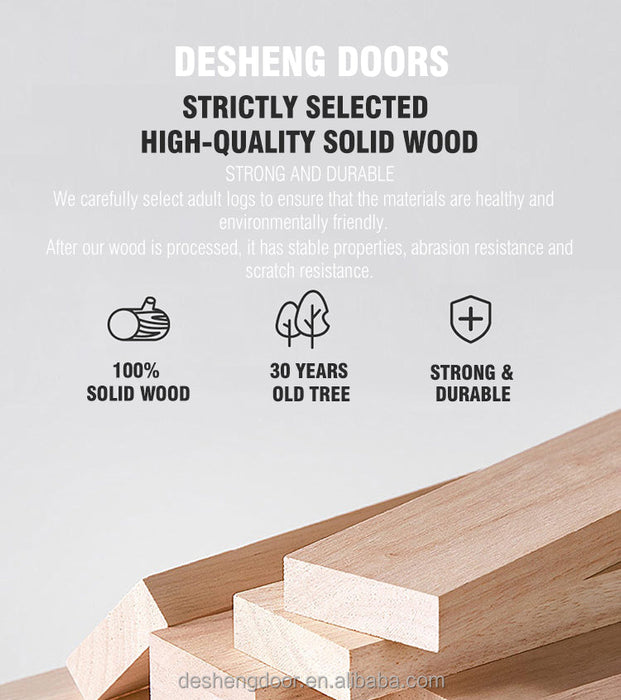 Good Price Pivot Revolving Open Red Oak Cherry Wood Stain Painting Exterior Modern Entrance Door