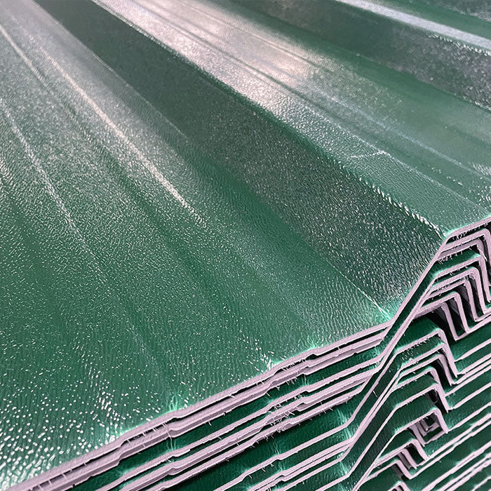 Color persistence Heat insulation reinforced pvc roofing membrane tile high wave material pvc roof making for High-grade plant