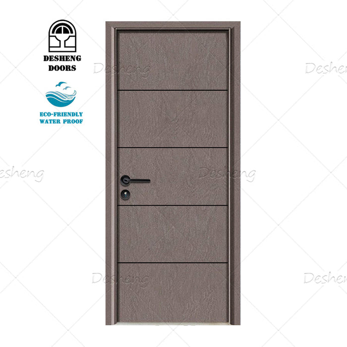 Customized Wood Newest Design Solid Interior Room Door Wooden Soundproof Door for Hotel