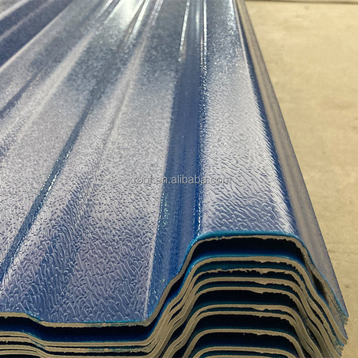 Anti-corrosion Heat insulation Color persistence tejas roof pvc high wave pvc roof panels