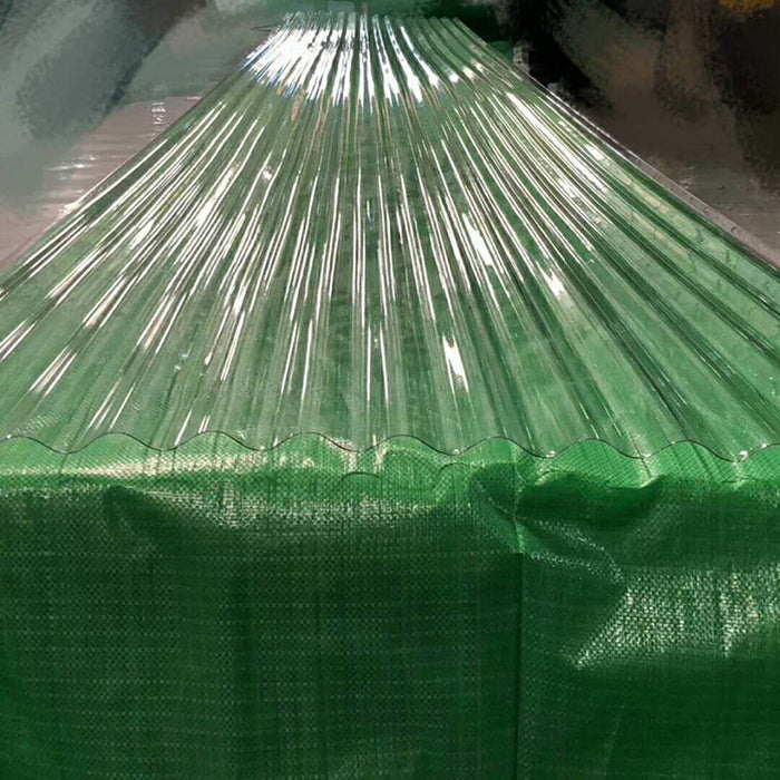 Weather resistance polycarbonate roofing sheet plastic roof green house clear corrugated roofing sheet