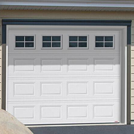 Combined aluminum garage door with high insulation and anti-theft performance automatic garage door black color garage door