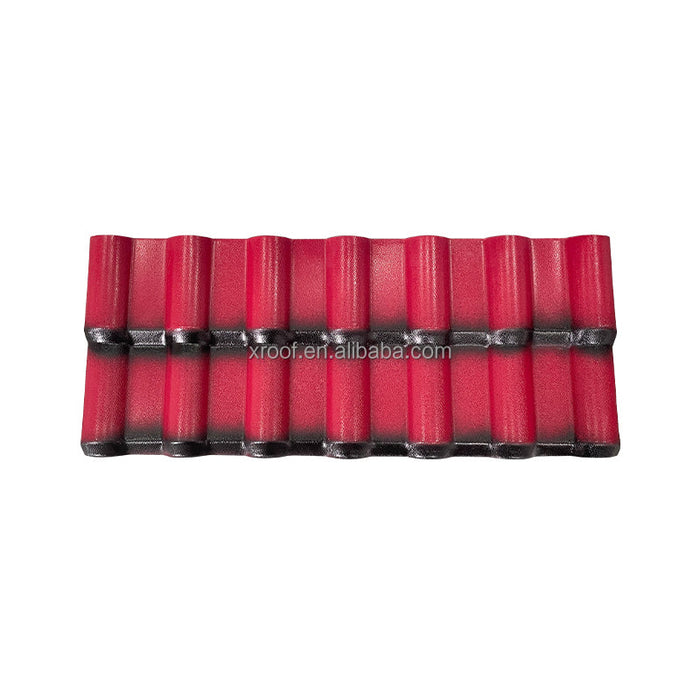 New Design Building materials roof tile price corrugated pvc roof sheet resin roof tile