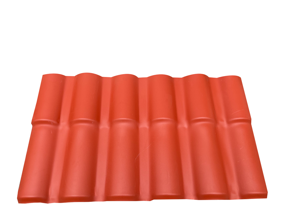 Waterproof roofing tile heat insulat plastic synthetic resin fire resistant ASA PVC corrugated roof tile