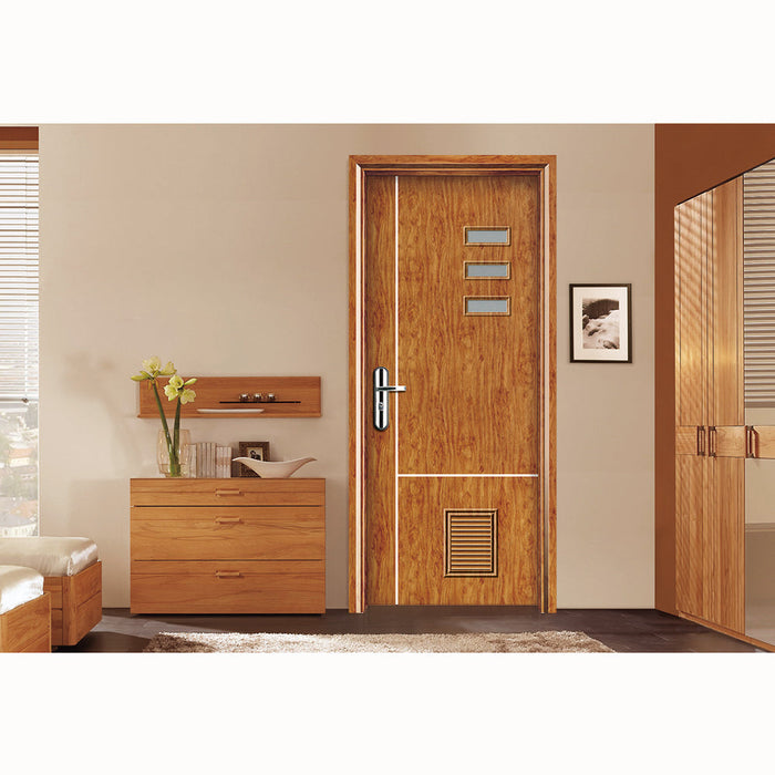 Hot Sale Waterproof Flush Door Project Wooden Apartment Hotel Room Toilet WPC For Sale Doors