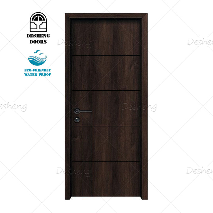 China High Quality Superior First- Class Simple Wood Design Waterproof Indoor Door