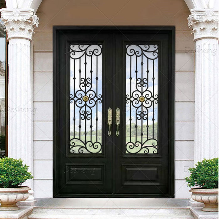 Australian House Entrance Entry Security Doors Wrought Iron Villa Door