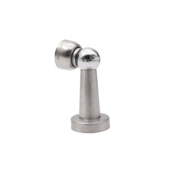Cheap Price Easy Clean Stainless Steel Strong Magnet Brush Silver Color Swing Open Door Use Door Stopper