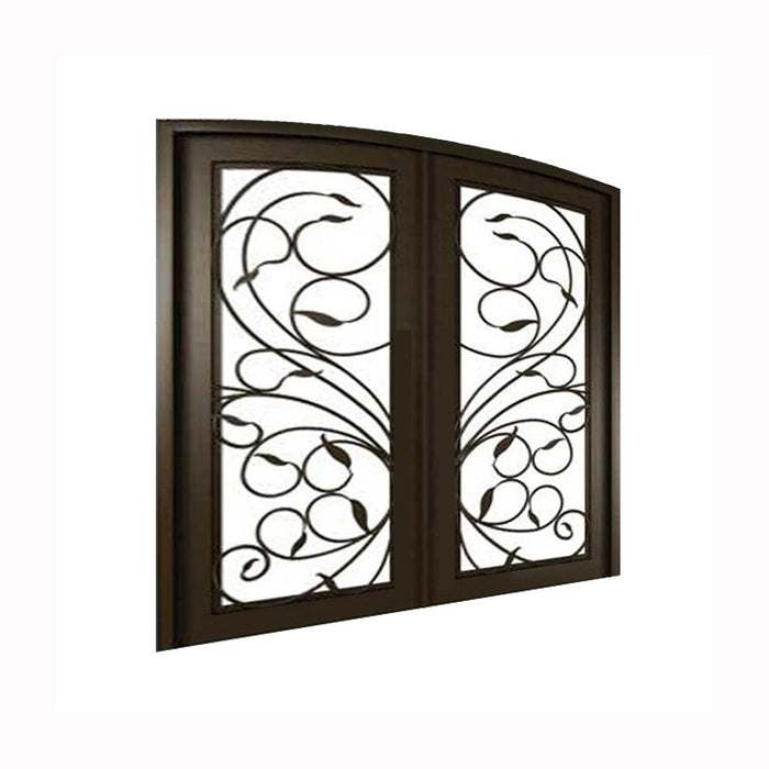 Soundproof Metal Main Entrance Door House And Villa Competitive Price Wrought Iron Door