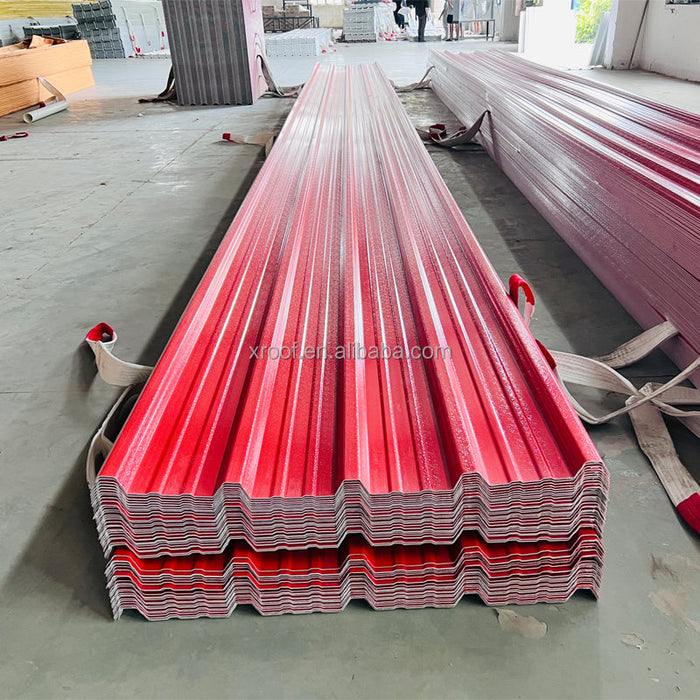 thermal insulation pvc roof tile anti-corrosion corrugated plastic pvc roofing sheet for high plant factory
