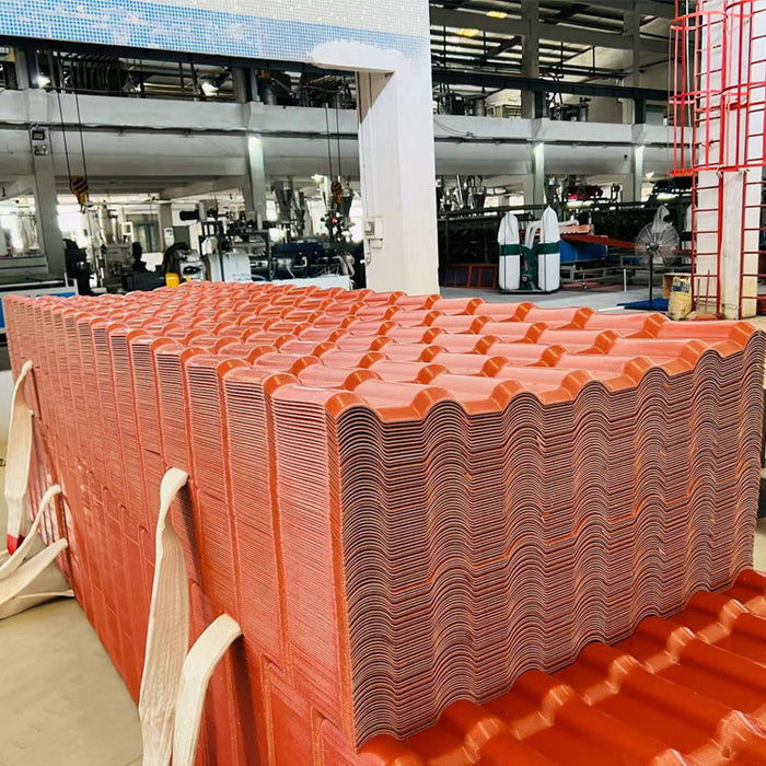 construction materials tile Thermal insulation color retention spanish pvc membrane laminated metal roofing sheetfor house