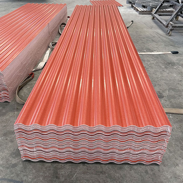 ASA-PVClong span upvc roofing Waterproof fireproof plastic upvc roofing sheet heat insulated roof sheet