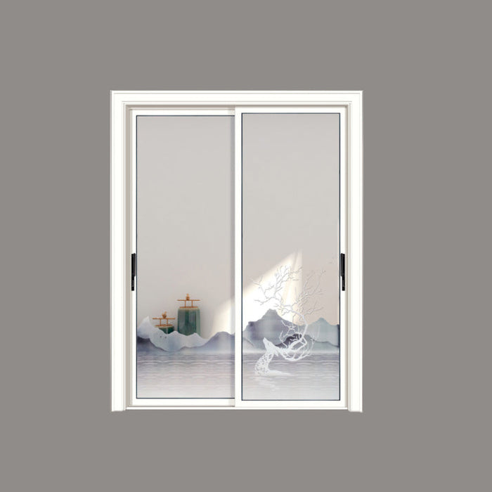 Hot Sale Good Glaze Main Gate Price Thermal Break Aluminum Insulated Slide Glass Door For House