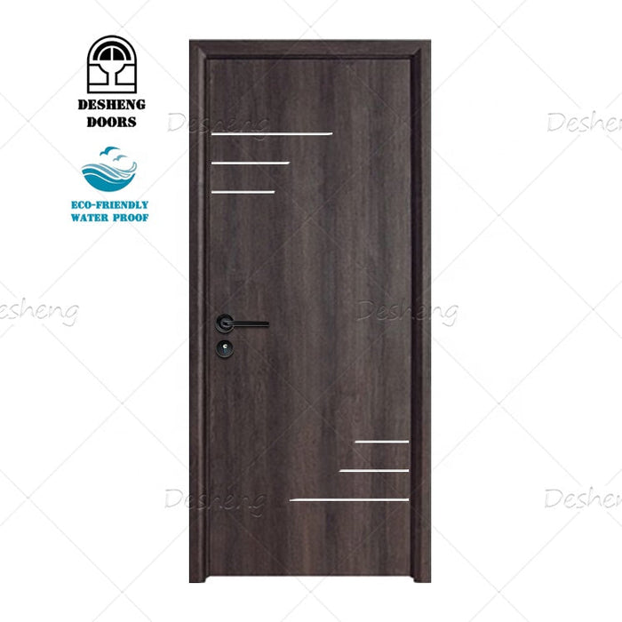 American Hotsale Modern Design Walnut Wood Doors Hotel Interior Solid Wooden Doors for Home