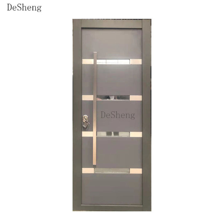 Factory Wholesale Price Stainless Steel Door Metal Modern Exterior Security Steel Doors
