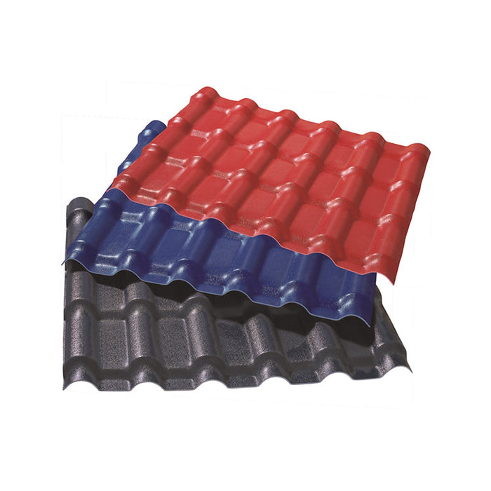 Top Manufacturer Roof Sheet Roofing Corrugate Plastic Spanish Price Roof Sale PVC Tile PVC ASA Emboss Synthetic Resin Royal 1050