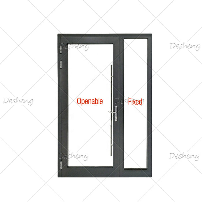 Competitive Price Security Door Entrance High Safety Exterior Iron Aluminium French Doors